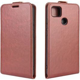 Mobigear Xiaomi Redmi 9C Hülle Flipcase - Braun