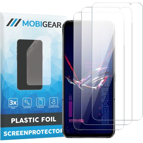 Mobigear ASUS ROG Phone 6 Displayschutz Schutzfolie - Hüllenfreundlich (3er Pack)