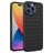 Mobigear Woven iPhone 14 Pro Hülle Flexibles TPU Backcover - Schwarz