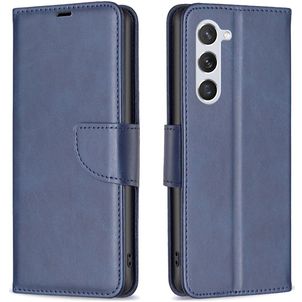 Mobigear Excellent Samsung Galaxy S25 Hülle Klapphülle Geldbörse - Blau