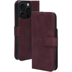 Mobiparts Classic Wallet MagSafe iPhone 16 Pro MagSafe Hülle Klapphülle Geldbörse - Velvet Red