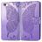 Mobigear Butterfly iPhone SE (2020) Hülle Klapphülle Geldbörse - Lila
