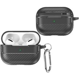 Mobigear Racing Apple AirPods Pro 3 Hülle Flexibles TPU - Schwarz