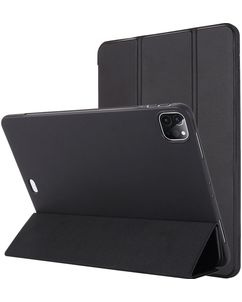 Mobigear Tri-Fold Gel iPad Pro 12.9 Zoll (2020) Hülle TPU,Kunstleder Klapphülle - Schwarz