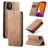 Caseme 013 iPhone 11 Hülle Klapphülle Geldbörse - Braun