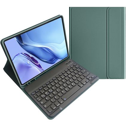 Mobigear Keys iPad Pro 10.5 Zoll (2017) Hülle QWERTZ Bluetooth Tastatur Klapphülle + Stifthalter - Grün