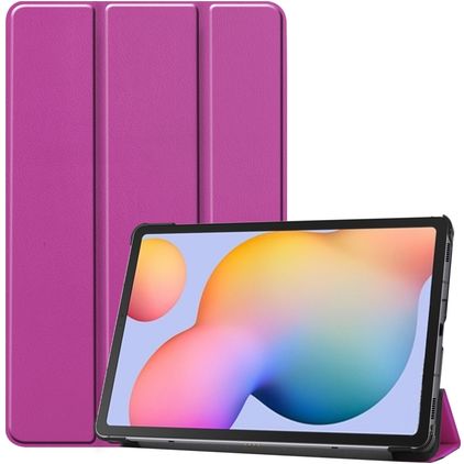 Mobigear Tri-Fold Samsung Galaxy Tab S6 Lite Hülle Klapphülle - Lila