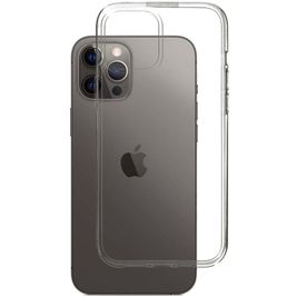 Mobiparts Classic Durchsichtig iPhone 12 Pro Max Hülle Flexibles TPU Backcover - Transparent