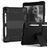 Mobigear ShieldStand iPad 7 (2019) Hülle Kunststoff,Silikon Backcover + Stifthalter + Ständer - Schwarz