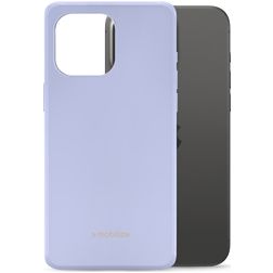 Mobilize Rubber Gelly iPhone 15 Pro Max Hülle Flexibles TPU Backcover - Pastel Purple