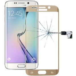 Mobigear Premium Samsung Galaxy S6 Edge Plus Panzerglas Gehärtetes Glas Displayschutz - Hüllenfreundlich - Gold Mobigear Premium Samsung Galaxy S6 Edge Plus Panzerglas Gehärtetes Glas Displayschutz - Hüllenfreundlich - Gold
