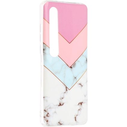 Mobigear Marble Xiaomi Mi 10 TPU (flexibel) Backcover - Dreifarbig