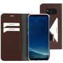 Mobiparts Classic Wallet Samsung Galaxy S8 Hülle Klapphülle Geldbörse - Braun
