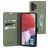 Mobiparts Classic Wallet Samsung Galaxy A13 4G Hülle Klapphülle Geldbörse - Stone Green