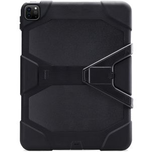 Xccess Survivor Essential iPad Pro 12.9 Zoll (2018) Hülle Kunststoff,Silikon Backcover + Ständer - Schwarz