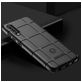 Mobigear Rugged Shield Samsung Galaxy A70 Hülle Flexibles TPU Backcover Stoßfest - Schwarz