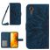 Mobigear Sunflower Samsung Galaxy Xcover 7 Hülle Klapphülle Geldbörse - Marineblau