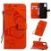 Mobigear Butterfly Samsung Galaxy A71 Klapphülle Portemonnaie - Orange