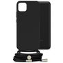 Mobilize Lanyard Gelly Samsung Galaxy A03 Flexibles TPU Handykette - Schwarz