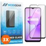 Mobigear Premium Realme C31 Panzerglas Gehärtetes Glas Displayschutz - Hüllenfreundlich - Schwarz (3er Pack)
