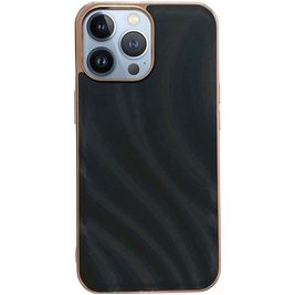 Mobigear Wavy iPhone 14 Pro Hülle Hardcase Backcover - Schwarz