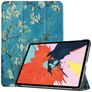 Mobigear Tri-Fold iPad Air 5 (2022) Hülle Klapphülle - Mandelblüten