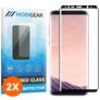 Mobigear Premium Samsung Galaxy S8 Plus Panzerglas Gehärtetes Glas Displayschutz - Hüllenfreundlich - Schwarz (2er Pack)