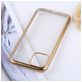 Mobigear Royal iPhone 11 Hülle Flexibles TPU Backcover - Transparent / Gold