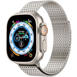 Mobigear Premium Loop Milanaise Apple Watch Armband Magnetverschluss - 49/46/45/44 mm - Polarstern
