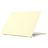 Mobigear Cream Matte MacBook Air 13 Zoll (2018-2020) Hardcase Hülle MacBook Case - Gelb - Model A1932 / A2179 / A2337