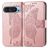 Mobigear Butterfly Google Pixel 10 Pro Hülle Klapphülle Geldbörse - Roségold