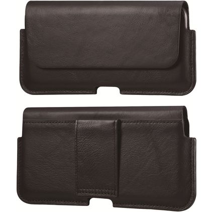 Mobigear Deluxe Belt Gürteltasche (max 18,5 cm x 9 cm) - Gürtelclip - Holster - Schwarz