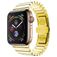Mobigear Madrid Edelstahl Apple Watch Armband Faltschließe - 49/46/45/44 mm - Gold