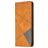 Mobigear Rhombus Slim Realme C11 (2020) Hülle Klapphülle - Cognac