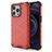 Mobigear Honeycomb iPhone 14 Pro Max Hülle Hardcase Backcover Stoßfest - Rot