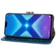 Mobigear Wallet HONOR 8X Hülle Klapphülle Geldbörse - Marineblau