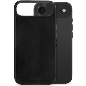 Mobilize Premium iPhone Air MagSafe Hülle Echtes Leder Backcover - Schwarz