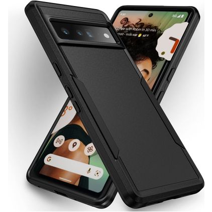 Mobigear Heavy Armor Google Pixel 7 Pro Hardcase Backcover Shockproof - Schwarz