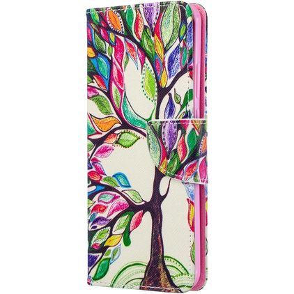 Mobigear Design Huawei P40 Pro Hülle Klapphülle Geldbörse - Baum