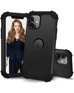 Mobigear Ultra Tough iPhone 11 Hülle Hardcase Backcover Stoßfest - Schwarz