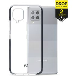 Mobilize Shatterproof Samsung Galaxy A42 Hülle Hardcase Backcover Stoßfest - Transparent / Schwarz