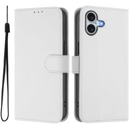 Mobigear Urban Wallet iPhone 16 Plus Hülle Klapphülle Geldbörse - Weiß