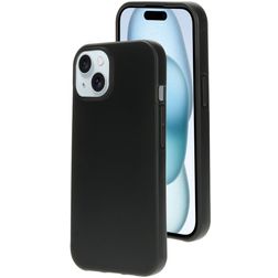 Mobiparts Classic iPhone 15 Hülle Flexibles TPU Backcover - Matt Black