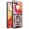 Mobigear Armor Ring Motorola Razr 50 Ultra Hülle Hardcase Backcover Stoßfest mit Ringhalter - Roségold