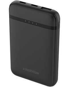 Mobilize Triple USB / USB-C Powerbank 5.000 mAh 10W - Schwarz