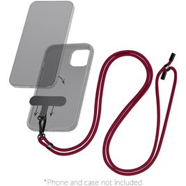 Mobilize Lanyard Universal-Handykette einstellbar - Bordeaux