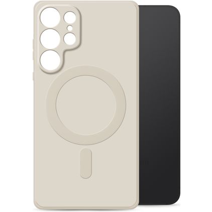 My Style Protective Flex Samsung Galaxy S25 Ultra MagSafe Hülle Flexibles TPU Backcover - Antique White