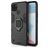 Mobigear Armor Ring Realme C21Y Hülle Hardcase Backcover Stoßfest mit Ringhalter - Schwarz