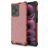 Mobigear Honeycomb POCO X5 Pro Hülle Hardcase Backcover Stoßfest - Rot