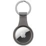 Xccess Keychain Apple AirTag Hülle Flexibles Silikon Schlüsselanhänger - Schwarz